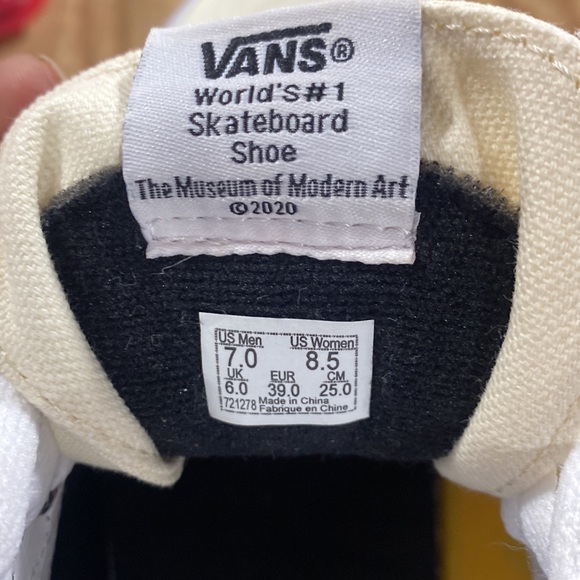 Custom MoMA Vans Roller Skates Mens 7.0/Women’s 8.5 - Picture 9 of 11